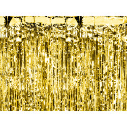 Kurtyna Party - złota, 90 x 250 cm