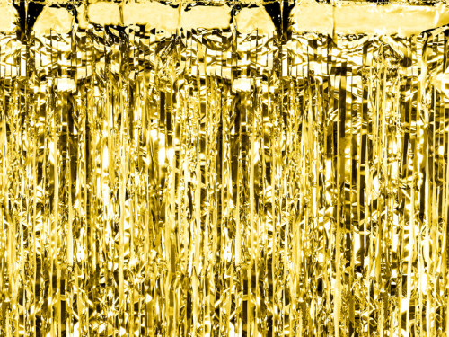 Curtain Party - gold, 90 x 250 cm