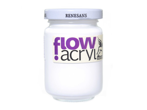 Farba akrylowa Flow Acryl - Renesans - 01, titanium white, 125 ml