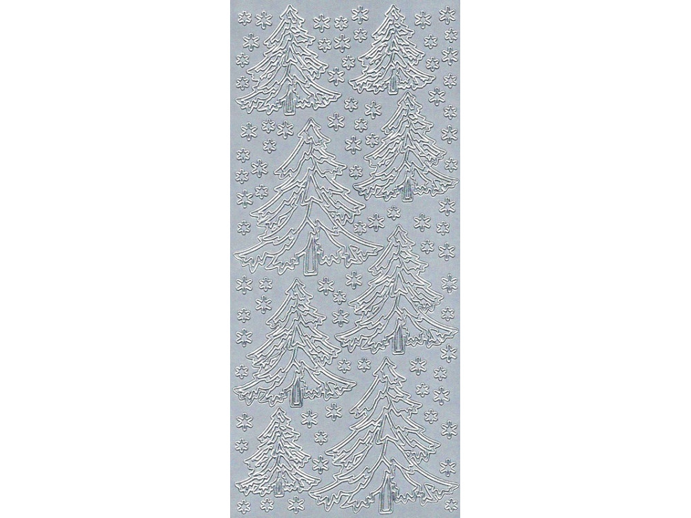 Stickers - Christmas Tree 700 Silver