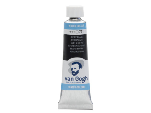Watercolor paint in tube - Van Gogh - Ivory Black 10 ml