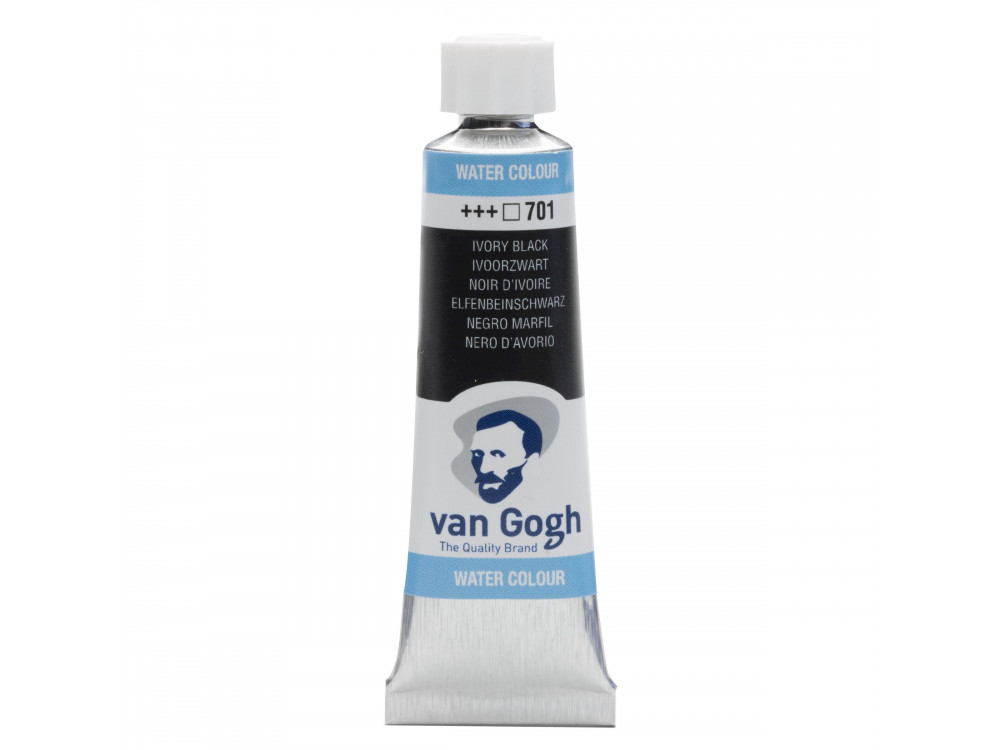 Watercolor paint in tube - Van Gogh - Ivory Black, 10 ml