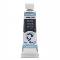 Watercolor paint in tube - Van Gogh - Oxide Black, 10 ml