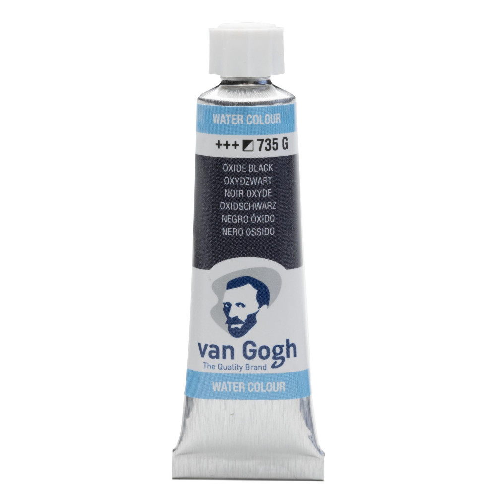 Watercolor paint in tube - Van Gogh - Oxide Black, 10 ml