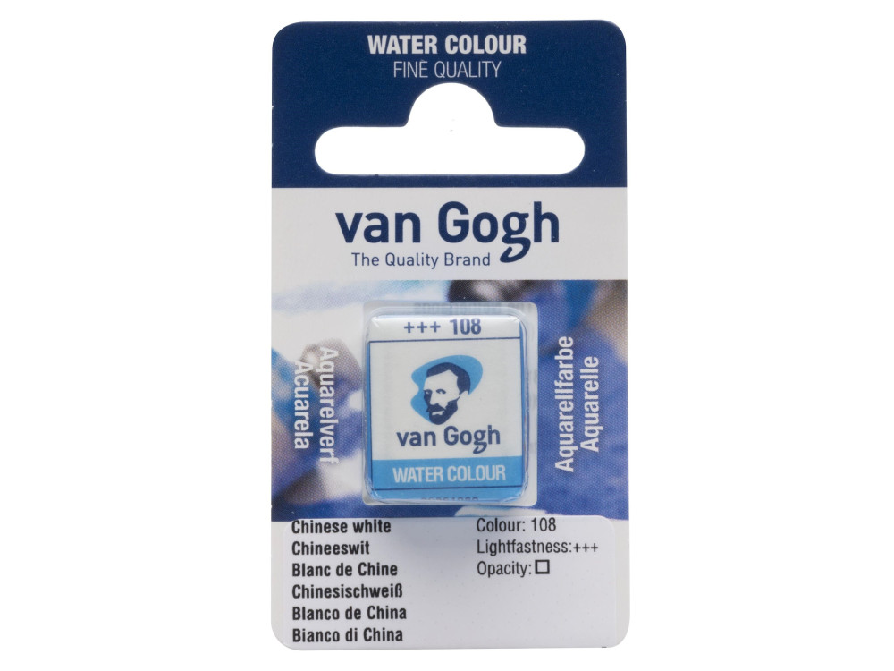 Watercolor pan paint - Van Gogh - Chinese White