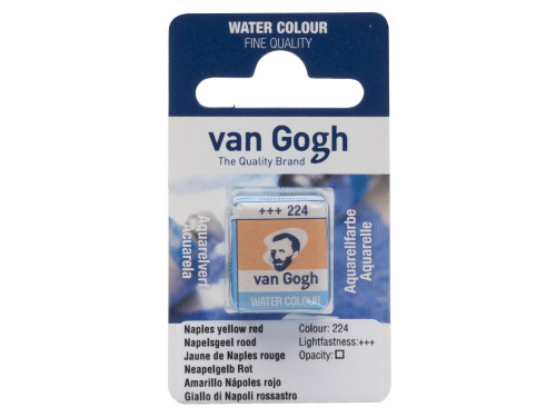 Watercolor pan paint - Van Gogh - Naples Yellow Red
