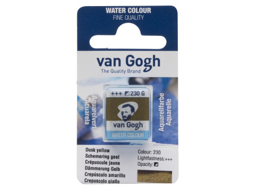 Farba akwarelowa w kostce - Van Gogh - Dusk Yellow