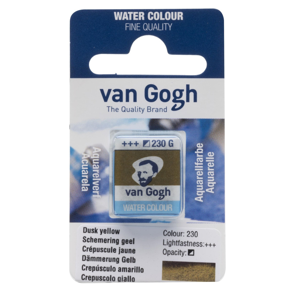 Watercolor pan paint - Van Gogh - Dusk Yellow