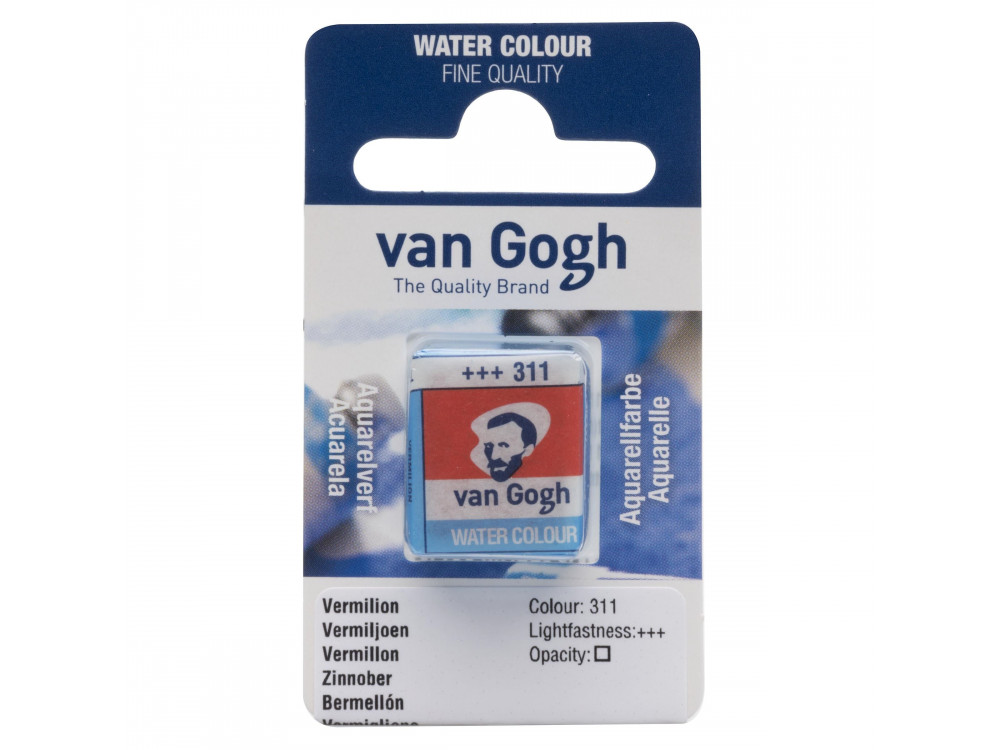 Watercolor pan paint - Van Gogh - Vermilion