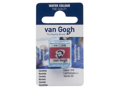 Farba akwarelowa w kostce - Van Gogh - Carmine