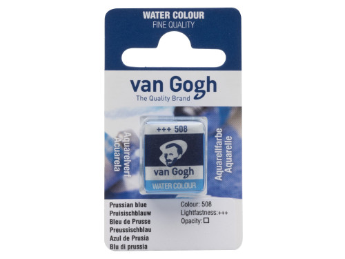 Watercolor pan paint - Van Gogh - 508 Prussian Blue