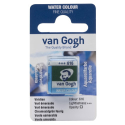 Farba akwarelowa w kostce - Van Gogh - 616 Viridian