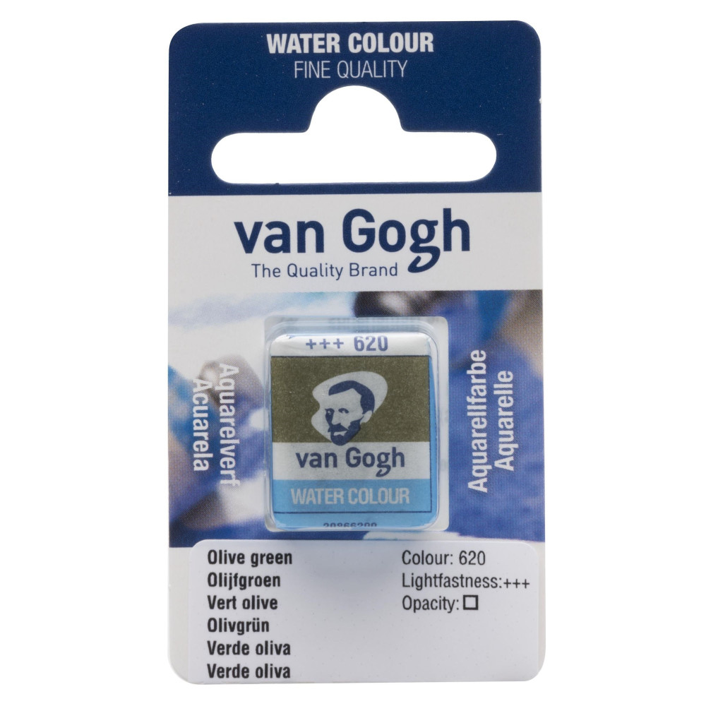 Watercolor pan paint - Van Gogh - Olive Green