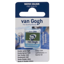 Watercolor pan paint - Van Gogh - 644 Hooker Green Light