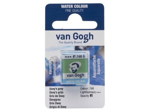 Watercolor pan paint - Van Gogh - 748 Davy's Grey
