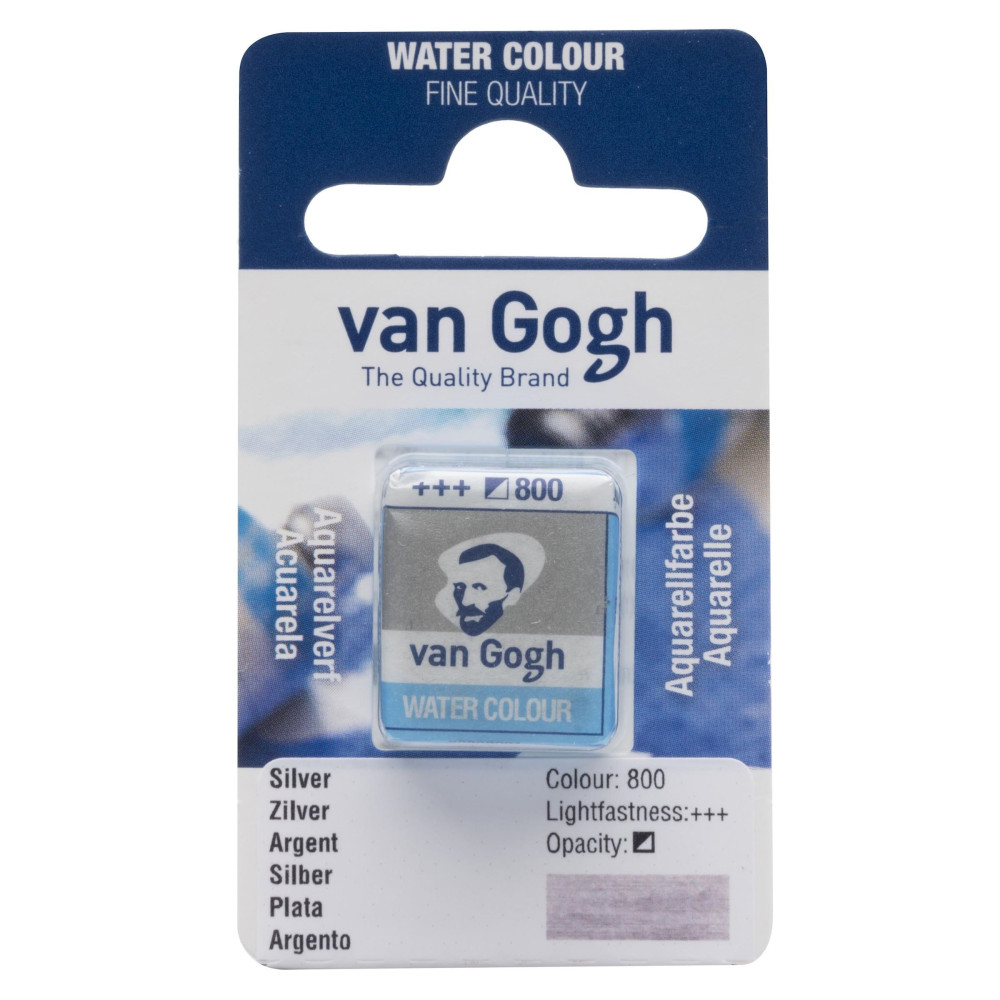 Farba akwarelowa w kostce - Van Gogh - Silver