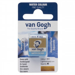 Watercolor pan paint - Van Gogh - Deep Gold