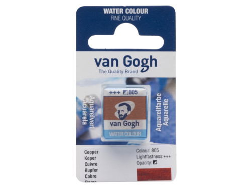 Farba akwarelowa w kostce - Van Gogh - 805 Copper