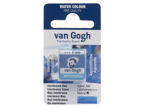 Watercolor pan paint - Van Gogh - Interference Blue