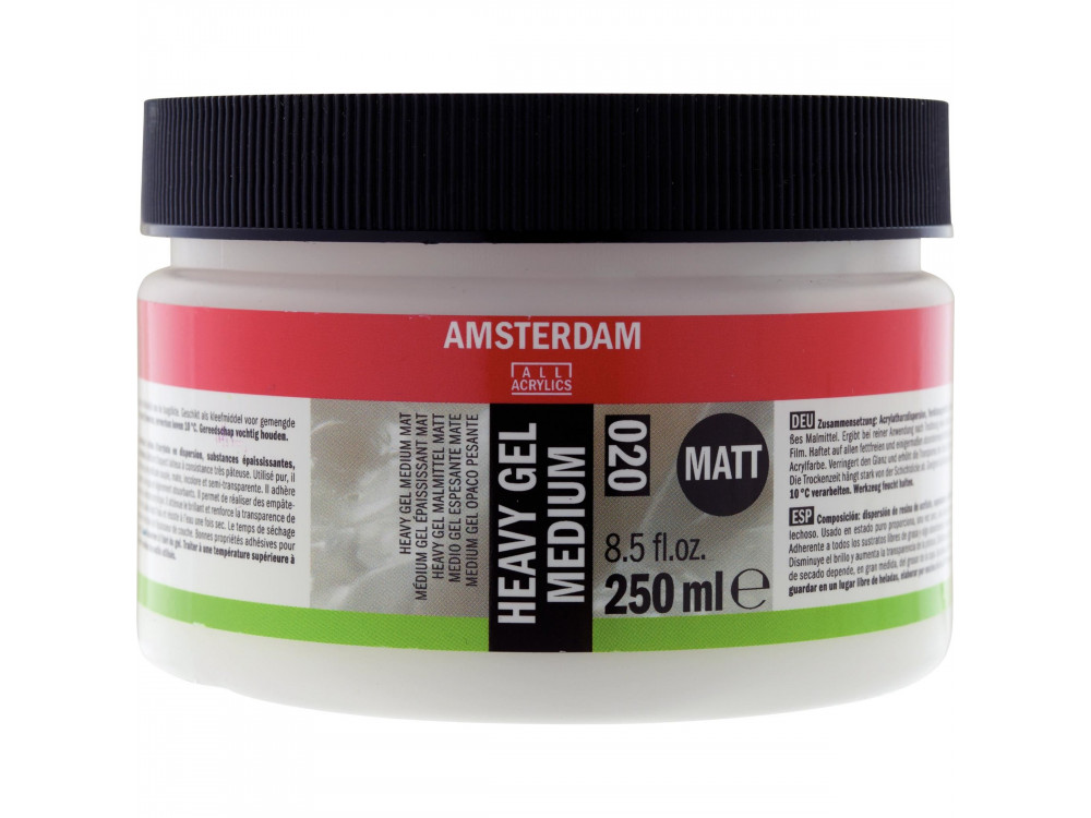 Heavy gel acrylic medium - Amsterdam - matt, 250 ml