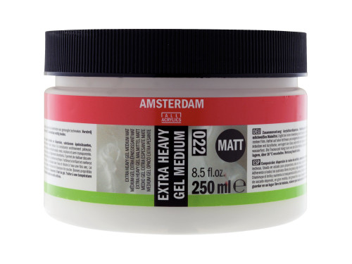 Medium do akryli w żelu - Amsterdam - matowe, bardzo gęste, 250 ml