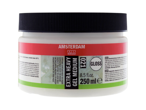 Extra heavy gel acrylic medium - Amsterdam - gloss, 250 ml