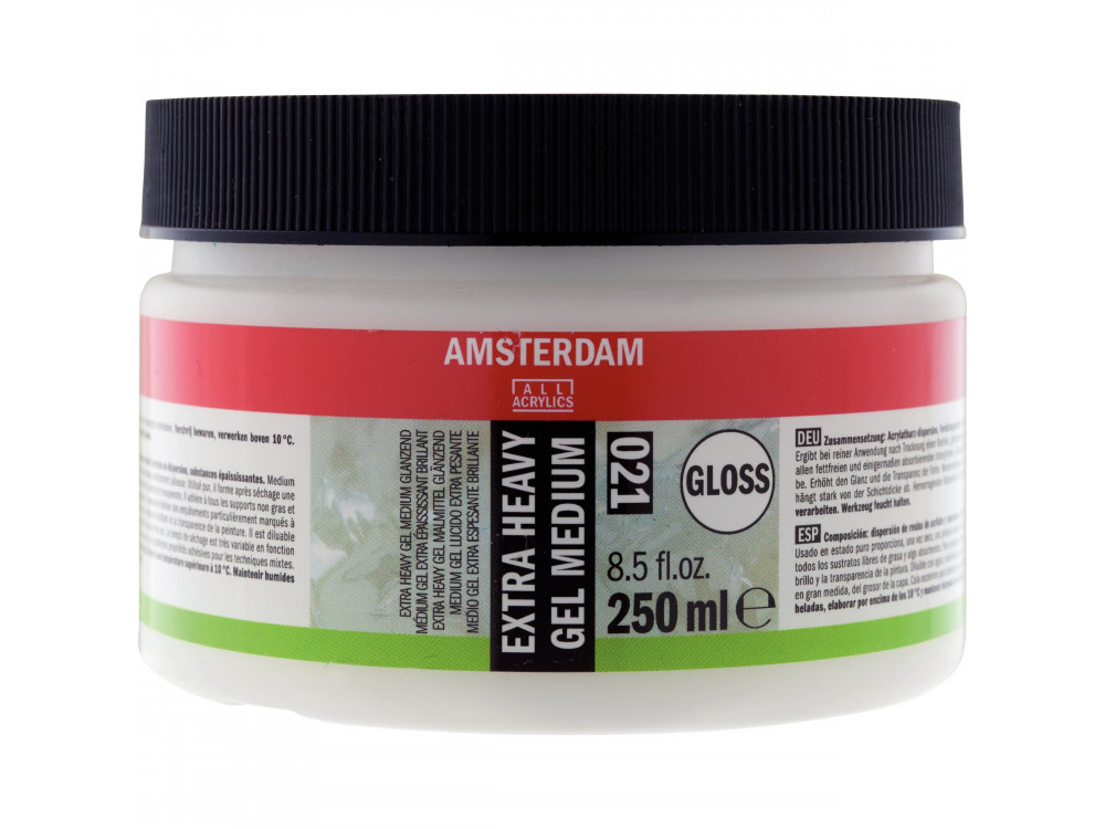 Medium do akryli w żelu - Amsterdam - błyszczące, bardzo gęste, 250 ml