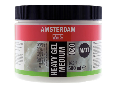 Heavy gel acrylic medium - Amsterdam - matt, 500 ml