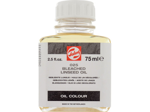 Bleached linseed oil - Talens - 75 ml