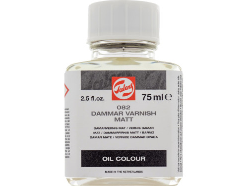 Werniks damarowy do farb olejnych - Talens - matowy, 75 ml
