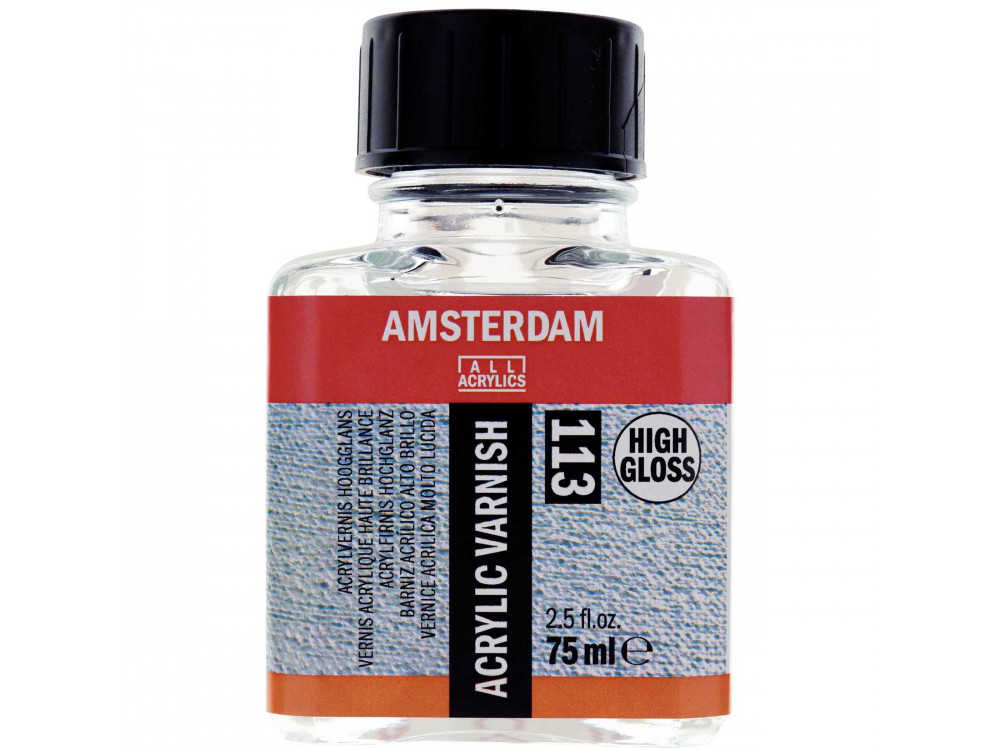 Acrylic varnish - Amsterdam - high gloss, 75 ml