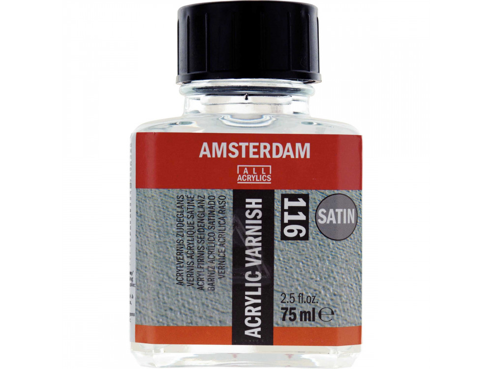 Werniks do akryli - Amsterdam - satynowy, 75 ml