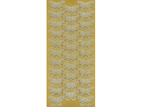 Stickers - Butterfly 28 Gold