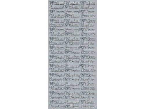 Stickers - W Dniu Urodzin 2842 Silver