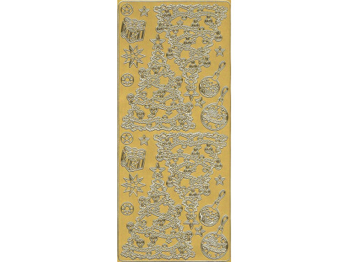 Sticker - Christmas Tree 1721 gold