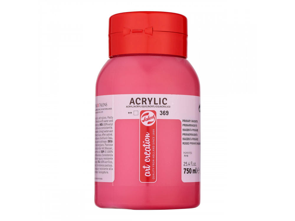 Farba akrylowa - Talens Art Creation - Primary Magenta, 750 ml