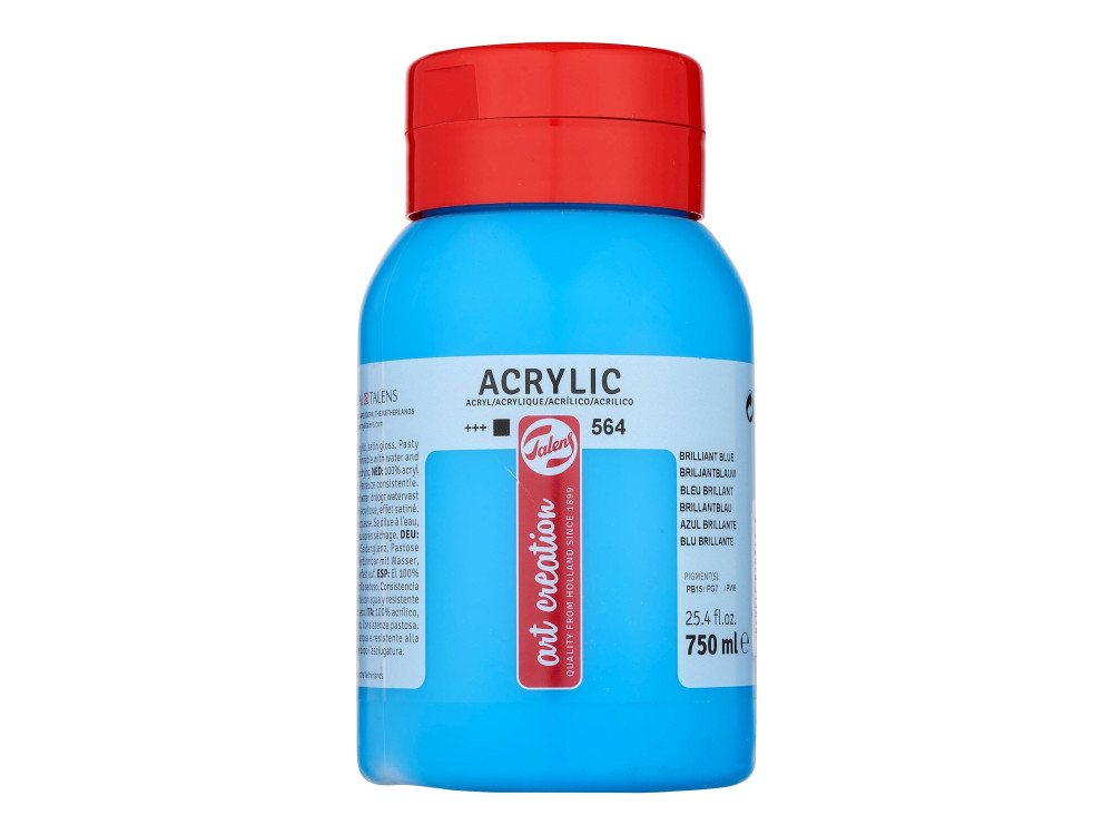 Farba akrylowa - Talens Art Creation - Brilliant Blue, 750 ml