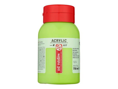 Acrylic paint - Talens Art Creation - Yellowish Green, 750 ml
