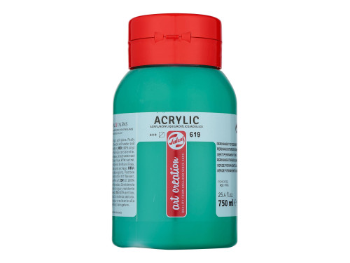 Acrylic paint - Talens Art Creation - Permanent Green Deep, 750 ml