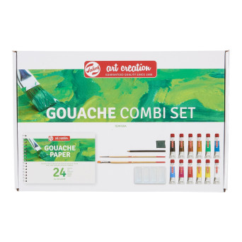 RICO DESIGN Set peinture gouache - Couleurs basiques - 12 x 12 ml