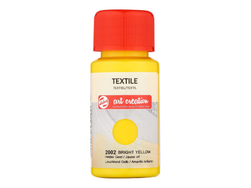 Farba do tkanin Textile - Talens Art Creation - Bright Yellow, 50 ml
