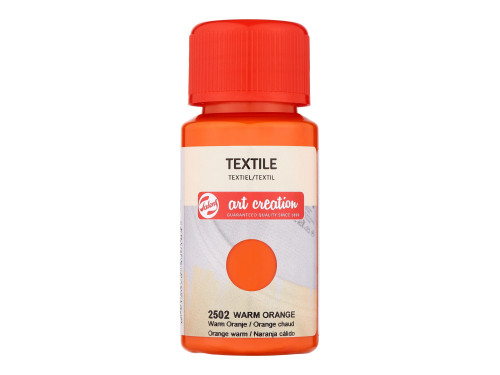 Farba do tkanin Textile - Talens Art Creation - Warm Orange, 50 ml