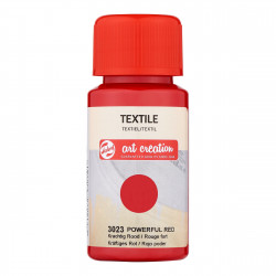 Textile paint - Talens Art Creation - Powerful Red, 50 ml