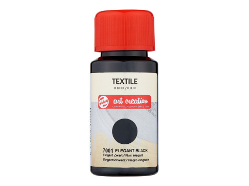 Farba do tkanin Textile - Talens Art Creation - Elegant Black, 50 ml