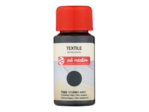 Farba do tkanin Textile - Talens Art Creation - Stormy Grey, 50 ml