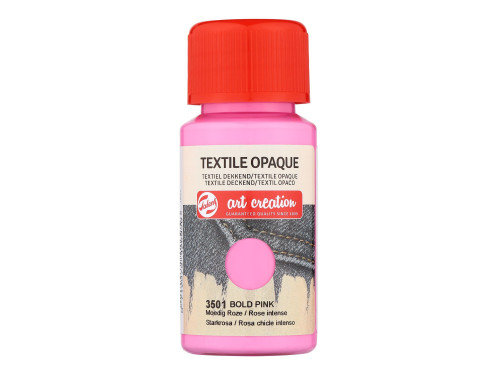 Textile Opaque paint - Talens Art Creation - Bold Pink, 50 ml