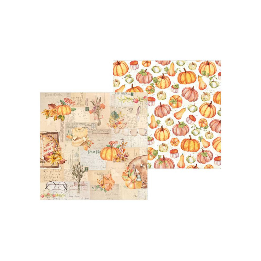 Set of scrapbooking papers 15 x 15 cm - Piątek Trzynastego - The Four Seasons Autumn