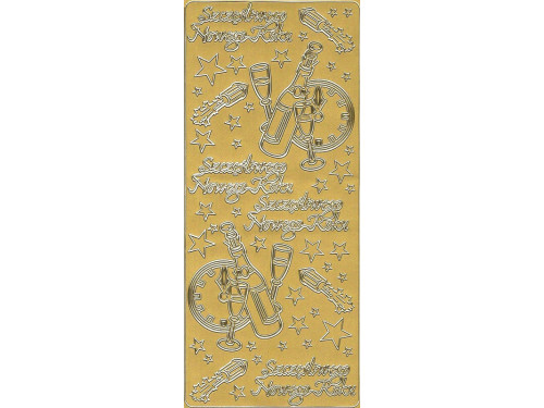 Stickers - Szczęśliwego Nowego Roku 7902 Gold