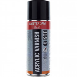 Lakier akrylowy, werniks końcowy w sprayu - Amsterdam - matowy, 400 ml