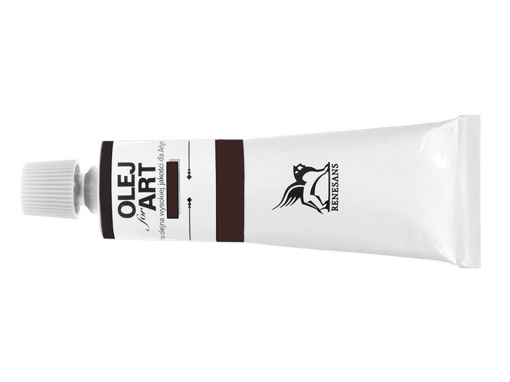 Oil paint Olej for Art - Renesans - 47, vandyke brown, 60 ml